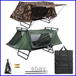 1 Person Folding Camping Tent Cot Outdoor Shelter Hiking Bed with Carry Bag Sturdy