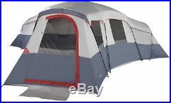 20 Person 4 Room Cabin Tent Family Separate Entrances Outdoor Shelter Camping