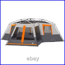 20' X 18' 12-Person 3-Room Instant Cabin Tent with Screen Room, 56.5 Lbs