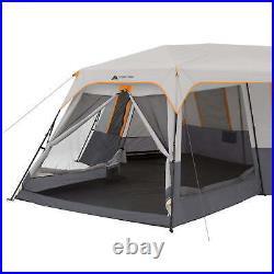 20' X 18' 12-Person 3-Room Instant Cabin Tent with Screen Room, 56.5 Lbs