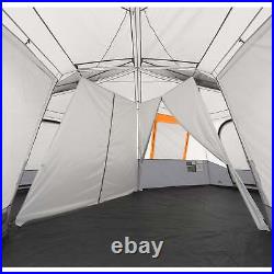 20' X 18' 12-Person 3-Room Instant Cabin Tent with Screen Room, 56.5 Lbs