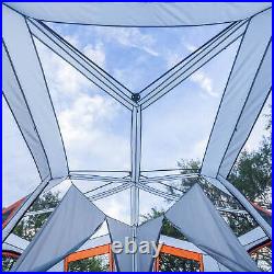 20' X 18' 12-Person 3-Room Instant Cabin Tent with Screen Room, 56.5 Lbs