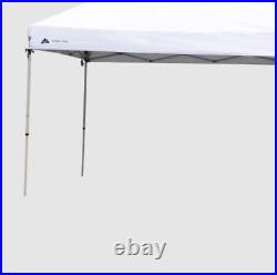 20'x10'Straight Leg (200 Sq. Ft Coverage), White, Outdoor Easy Pop up Canopy New