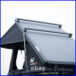 2-3 People Car Rooftop Tent Flip Over UV Resistent & Waterproof Camping Hiking
