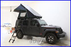 2-3 Person Aluminum Car Roof Top Tent with Ladder Triangle Hard Shell SUV Camping