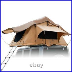 2-3 Person Camping Tent Car Roof Top Tent with Ladder Camping Hiking Sleep Outdoor