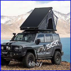2-3 Person Car Roof Top Tent Hard Shell Pop up Outdoor Camping&Ladder SUV Truck