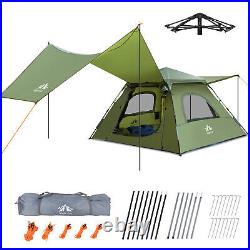 2-4 Person Automatic Pop-Up Outdoor Tent Camping Backpacking Tents Windproof