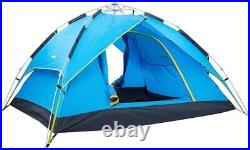 2-4 Person Hydraulic Instant Automatic Pop Up Tent Waterproof for Camping Hiking