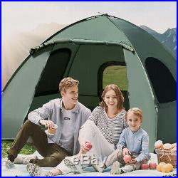 2-Person Compact Portable Pop-Up Tent/Camping Cot with Air Mattress Sleeping Bag