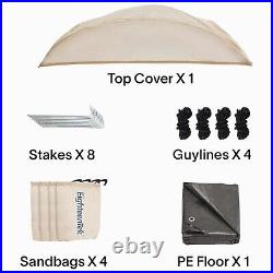 2 Person Outdoor Sports Shelter Pop Up Weather Proof Sports Pod Instant Shelter
