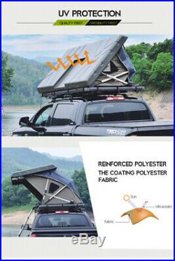 2 Person outdoor camping electric remote car hard shell roof top tent