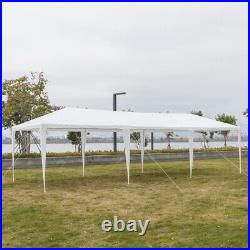 39m Non-Cloth PE Cloth Plastic Sprayed Iron Pipe Outdoor Party Tent White