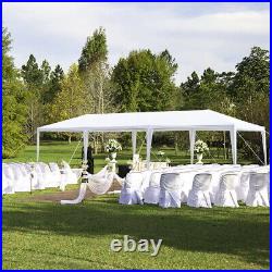 39m Non-Cloth PE Cloth Plastic Sprayed Iron Pipe Outdoor Party Tent White