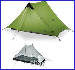 3FULGEAR Lanshan 2 Tent 2 Person Ultralight Camping Tent 3/4 Season 15D Silnylon