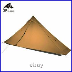3F UL Gear Lanshan 1Pro Ultralight 1 Person Camping Hiking Tent 20D Rodless Tent