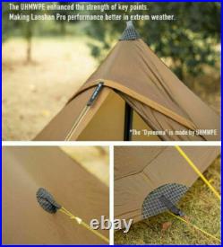 3F UL Gear Lanshan 1Pro Ultralight 1 Person Camping Hiking Tent 20D Rodless Tent