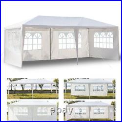 3X6m 4 Sides Portable Waterproof Home Use Waterproof Tent with Spiral Tubes White