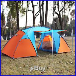 3-4 Men Portable Tent Camping Hiking Outdoor Beach Famliy Traveling Tent 6