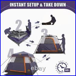 3/4 Person/6 Person Camping Tent Fast Cabin Tent with Setup Tent