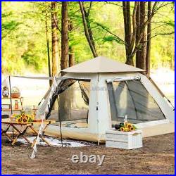 3-4 Person Camping Tent Waterproof Double Layer Sun Shelter for Backpacking