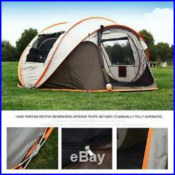 3-4 Person Instant Pop-Up Camping Tent Family Hiking Outdoor Tent Waterproof+Bag