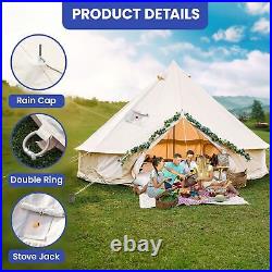 3-5 Person Instant Tent Glamping Camping Cabin Portable Waterproof Shelter Camp