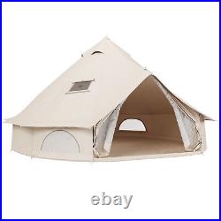 3-5 Person Instant Tent Glamping Camping Cabin Portable Waterproof Shelter Camp