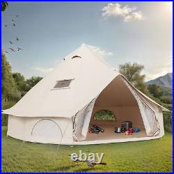 3-5 Person Instant Tent Glamping Camping Cabin Portable Waterproof Shelter Camp