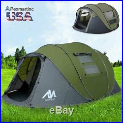 3 6 Person Instant Pop Up Family Waterproof Family Backpacking Hiking Camping