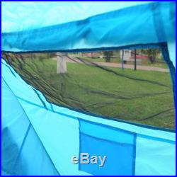 3 Person Family Popup Camping Tent Foldable Outing Hiking Travel Beach Shelter