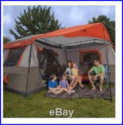 3 Room 12 Person Family Instant Cabin Tent Outdoor Camping Large Rainfly Canvas