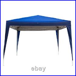 3x3m Two Doors & Two Windows Practical Waterproof Right-Angle Folding Tent Blue