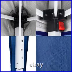 3x3m Two Doors & Two Windows Practical Waterproof Right-Angle Folding Tent Blue