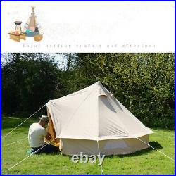 4M Bell Tent Waterproof Outdoor Luxury Oxford Glamping Family Camping Yurt Tent