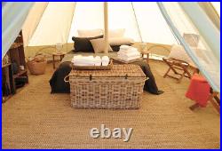 4M Bell Tent Waterproof Outdoor Luxury Oxford Glamping Family Camping Yurt Tent