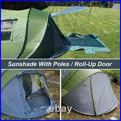 4-6 Person Automatic Instant Pop Up Outdoor Camping Tent Waterproof Double Layer