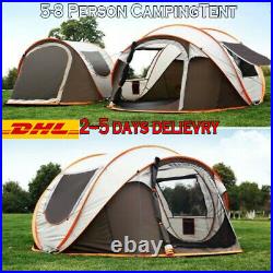 4-6 Person Instant Up Camping Tent Pop up Tents Family Outdoor Hiking Dome Camp