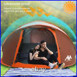 4-6 Person Outdoor Large Pop Up Dome Family Camping Tent Double Layer Waterproof