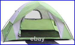 4 Person Dome Camping Tent Waterproof & Windproof Removable Rainfly