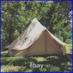4 Season 6M Bell Tent Cotton Canvas Waterproof Safari Family Yurt 10 Person Camp