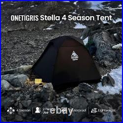 4 Season Camping Tent Backpacking 2 Person Waterproof Lightweight Easy Setup