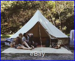 5M (16.4 ft) Cotton Canvas Bell hicking camping Waterproof teepee tipi bell tent