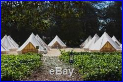 5M Canvas Tent Bell Tent Yurt British Tent Camping 8-10 persons Tents Waterproof