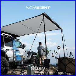 5.2x 8.2ft Car Awning Camping Car Side Tent Waterproof Shed For Camping Hiking