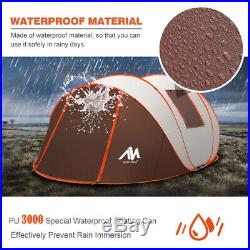 5-6 Person Large Camping Tent Instant Pop Up Outdoor Waterproof Family Hiking