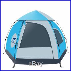 5-6 Person Waterproof Outdoor Tent 4 Season Hiking Folding Ultralight PopUp Tent