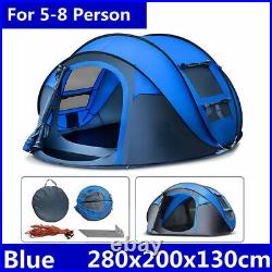 5-8 People Automatic Camping Tent Windproof Waterproof Outdoor Pop-up Tents