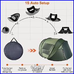 5-8 People Camping Hiking Tent Waterproof Automatic Outdoor Instant Pop Up Tent