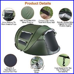 5-8 People Camping Hiking Tent Waterproof Automatic Outdoor Instant Pop Up Tent